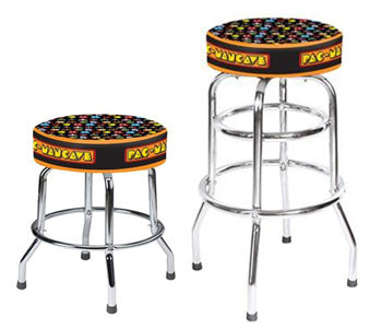 Pac-ManCave (Video Game OG) 19" & 30" Swivel Stool