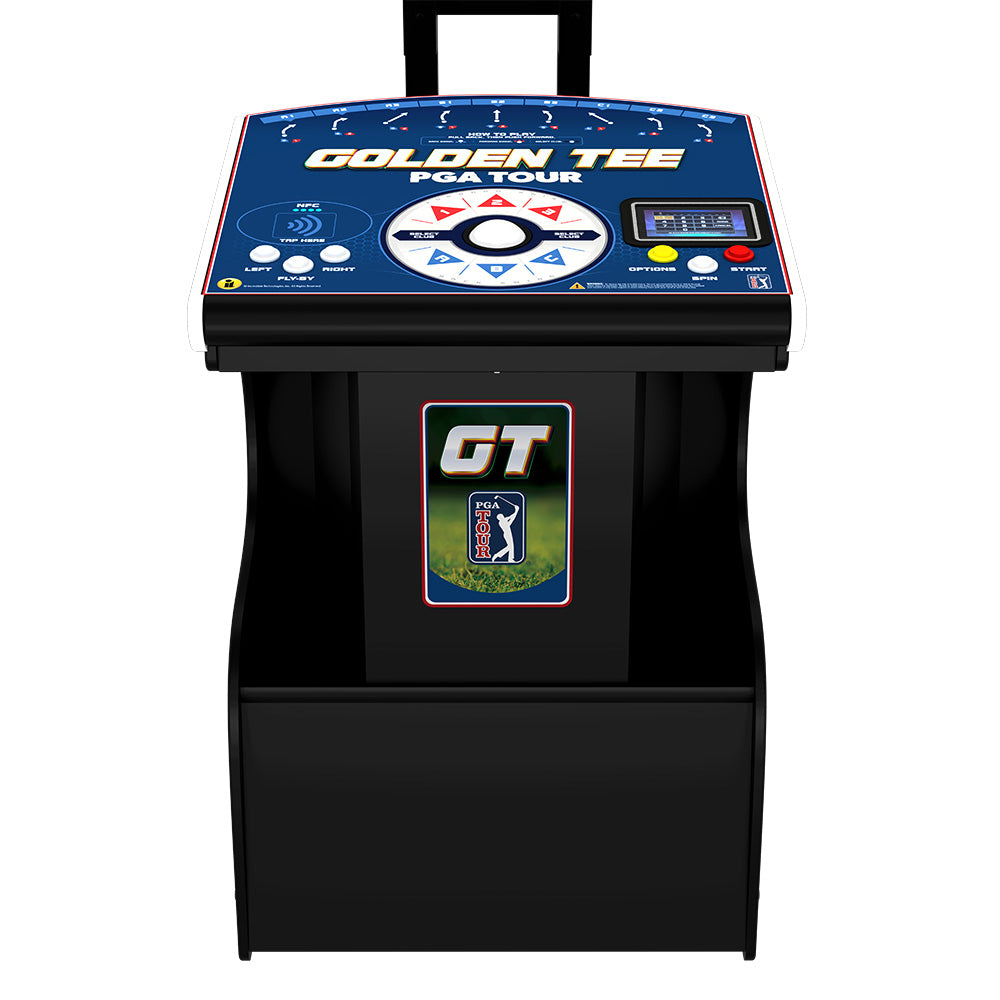 Golden Tee PGA TOUR Showpiece PRO (Pedestal w/TV Stand)