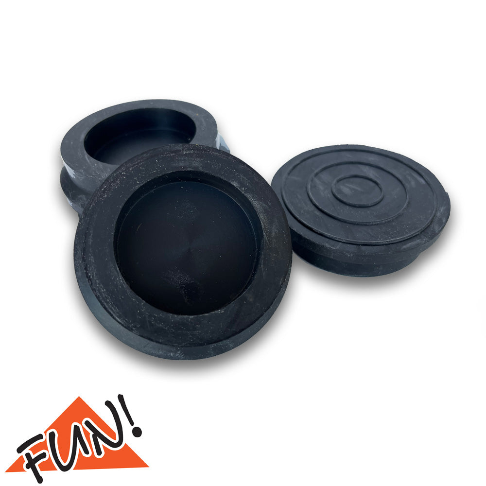 Pinball Leg Leveler Rubber Floor Protectors (Set of 4)