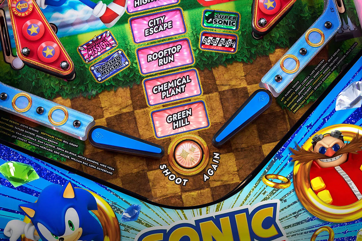 Sonic The Hedgehog Pinball Machine (Collectors Edition) Pre-Order/DEPOSIT ONLY
