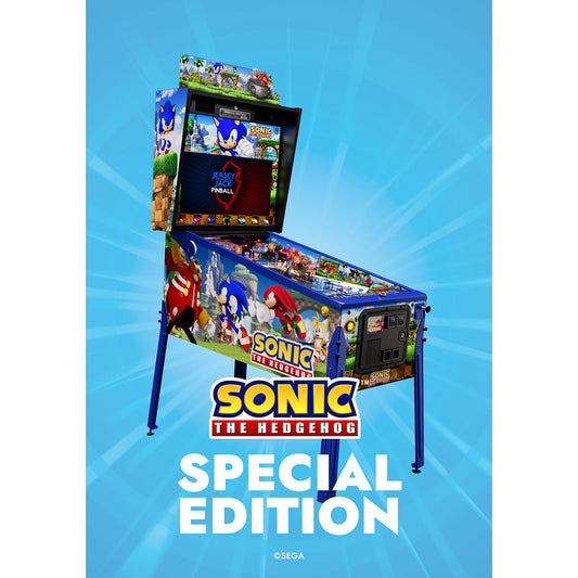 Sonic The Hedgehog Pinball Machine (Special Edition) Pre-Order/DEPOSIT ONLY