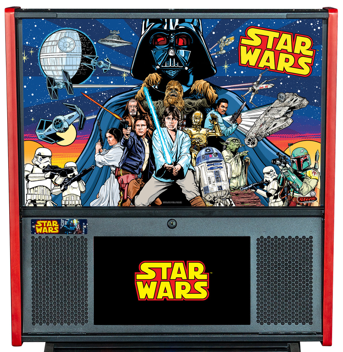 Star Wars (Pro) Comic Art Pinball Machine - FREE SHIPPING